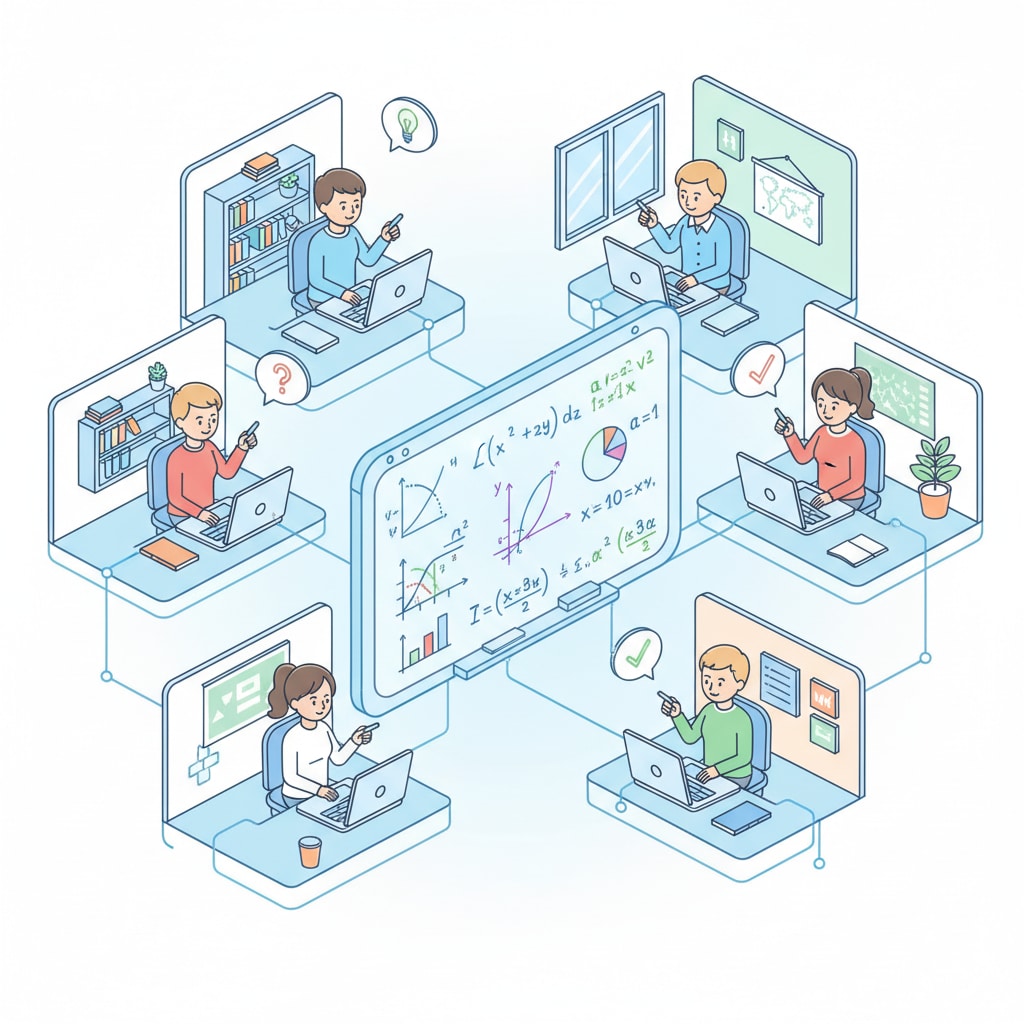 Collaborative online learning for a Mathematics Degree, Remote Education, Online Courses