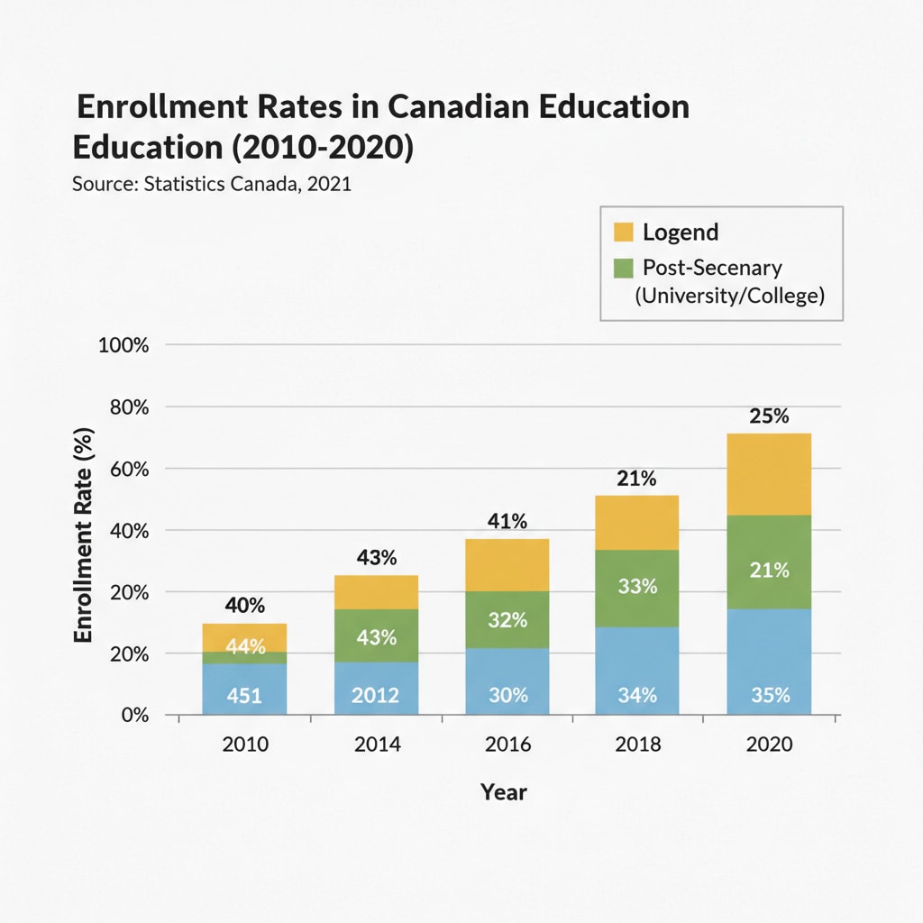 A parent and child collaboratively using a digital tablet, with abstract Canadian flag elements in the background, symbolizing the application of Statistics Canada education data for educational planning.