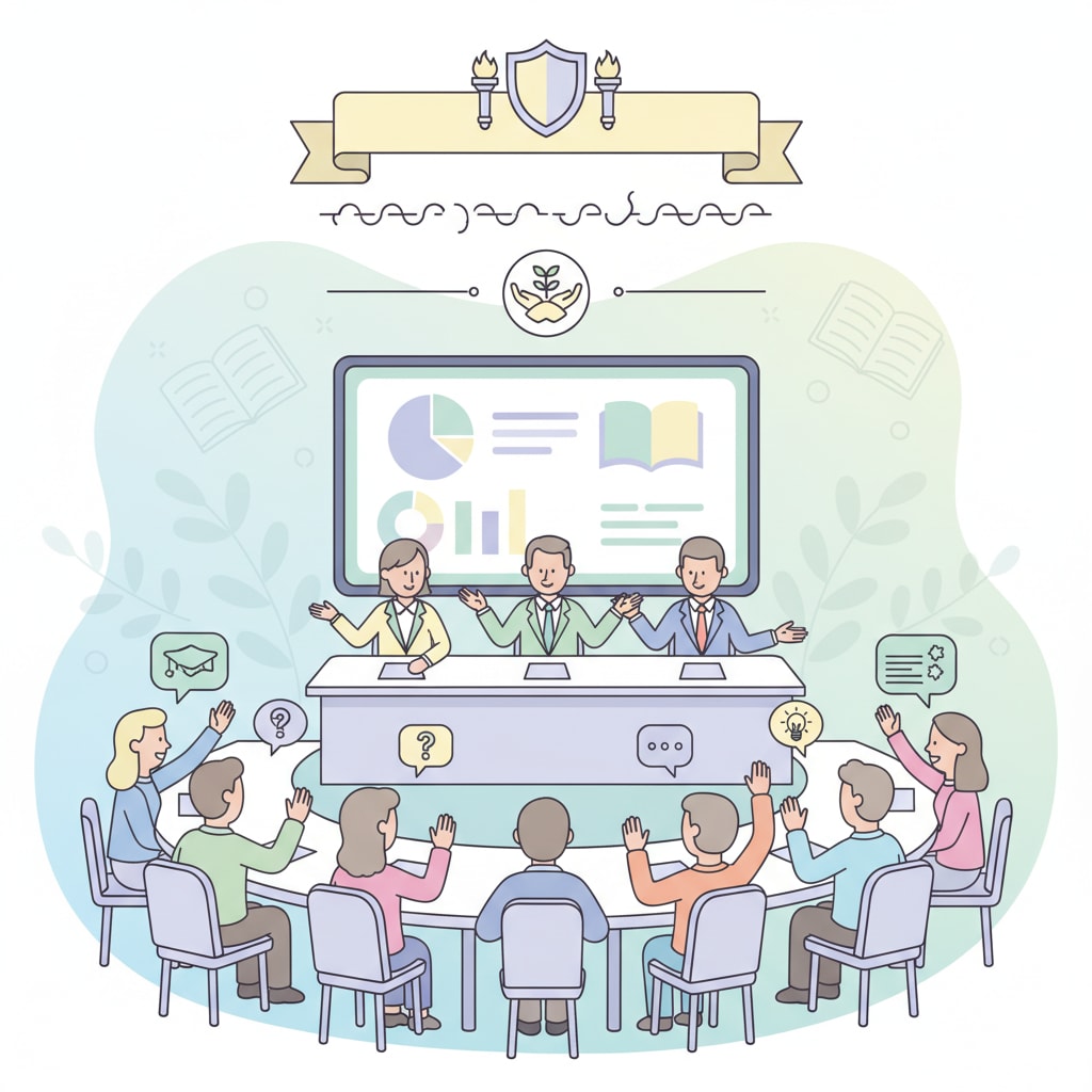 Parents engaging with Ontario school districts representatives