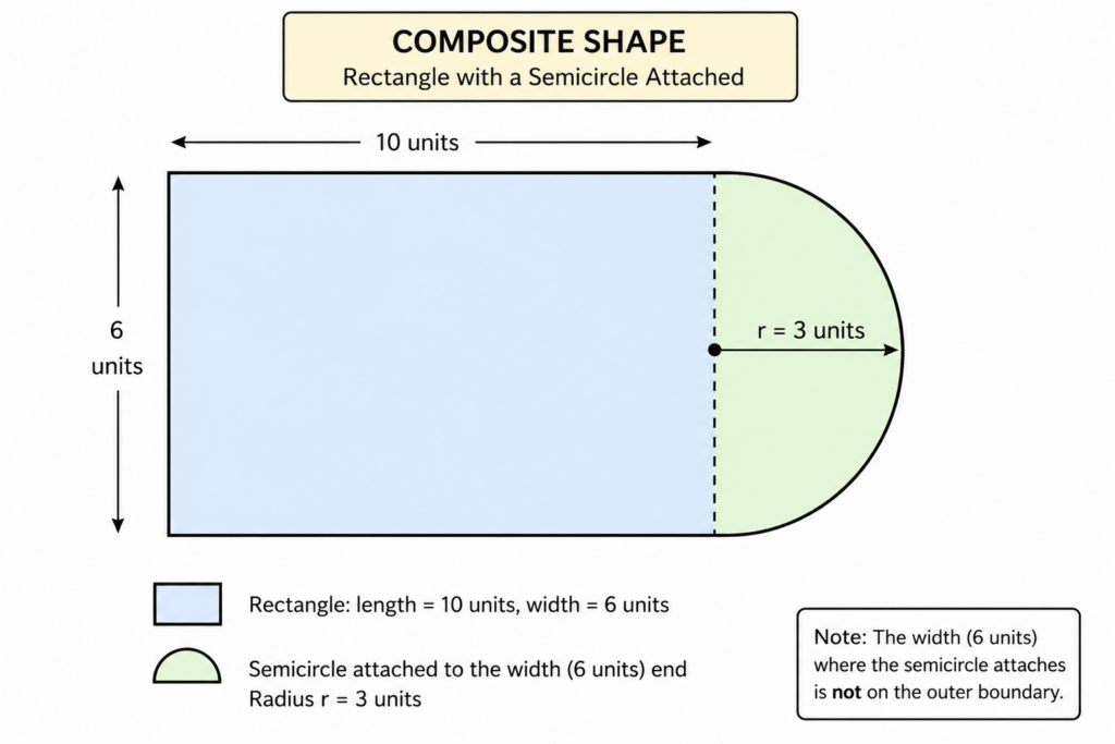 area and perimeter worksheets rectangle composite shape