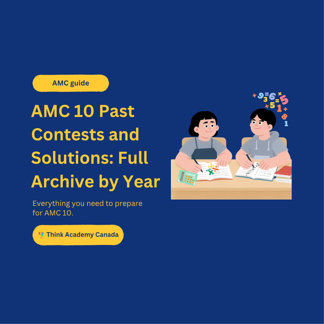 AMC 10 past contests solutions worked examples