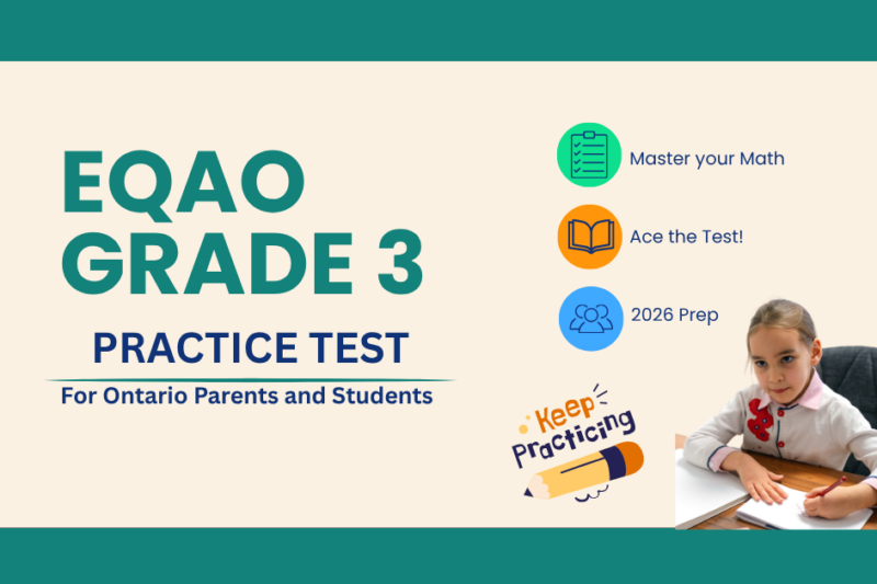 EQAO Grade 3 Practice Test: Free Guide and Sample Questions for Ontario Parents
