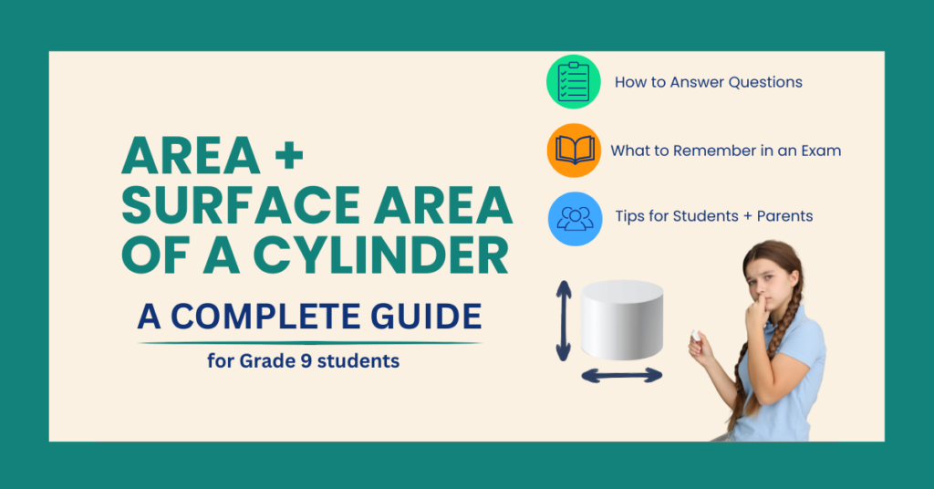 Area and Surface Area of a Cylinder: Complete Guide for Grade 9