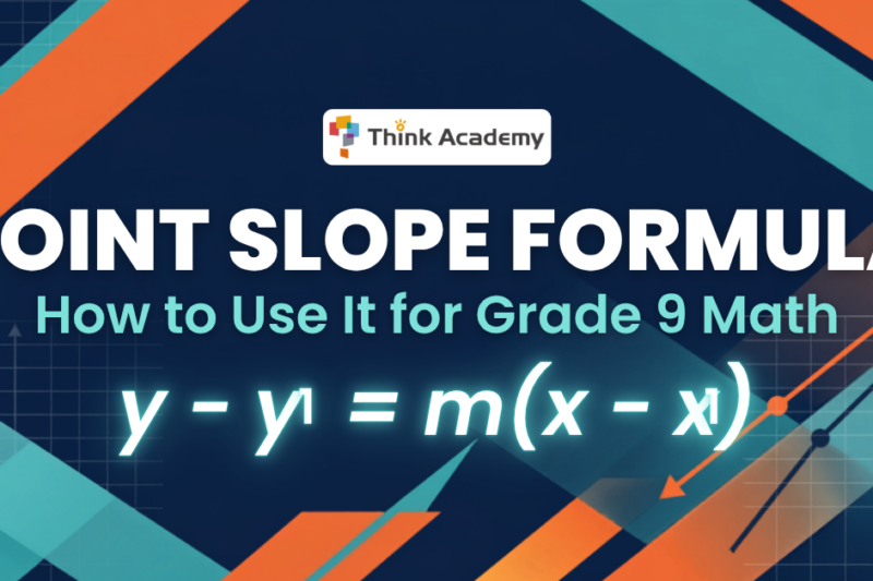 Point Slope Formula: How to Use It for Grade 9 Math