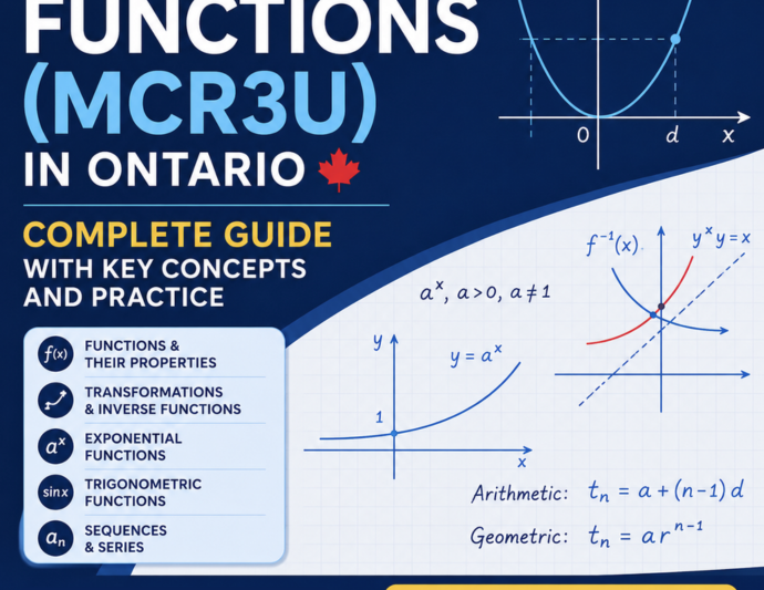 Grade 11 Functions (MCR3U) in Ontario: Complete Guide with Key Concepts and Practice