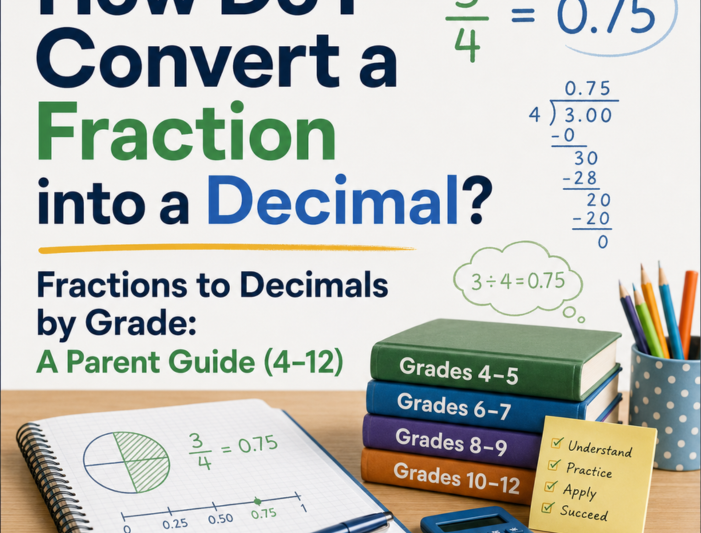 How Do I Convert a Fraction into a Decimal? Fractions to Decimals by Grade: A Parent Guide (4–12)