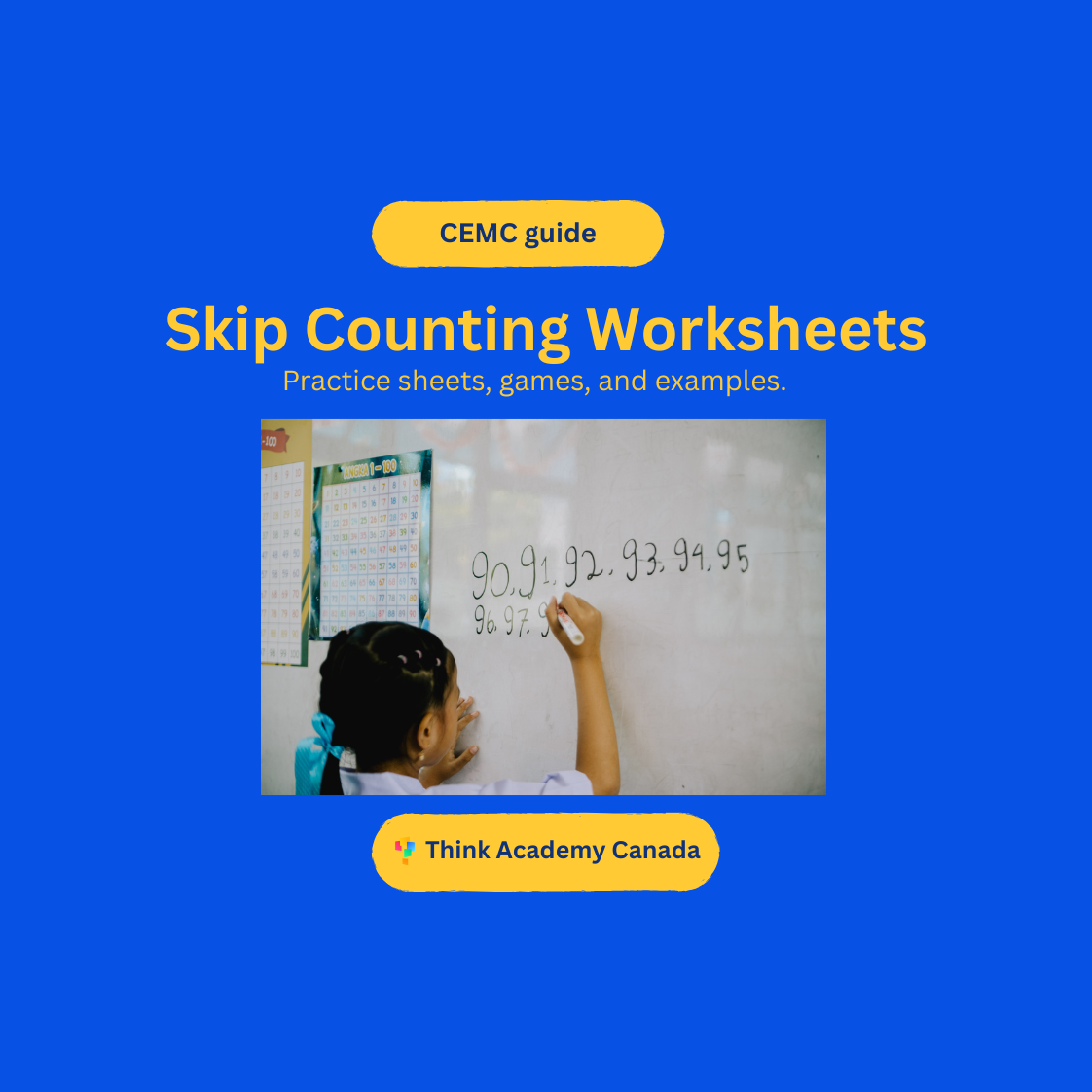 skip counting sheets practice problems