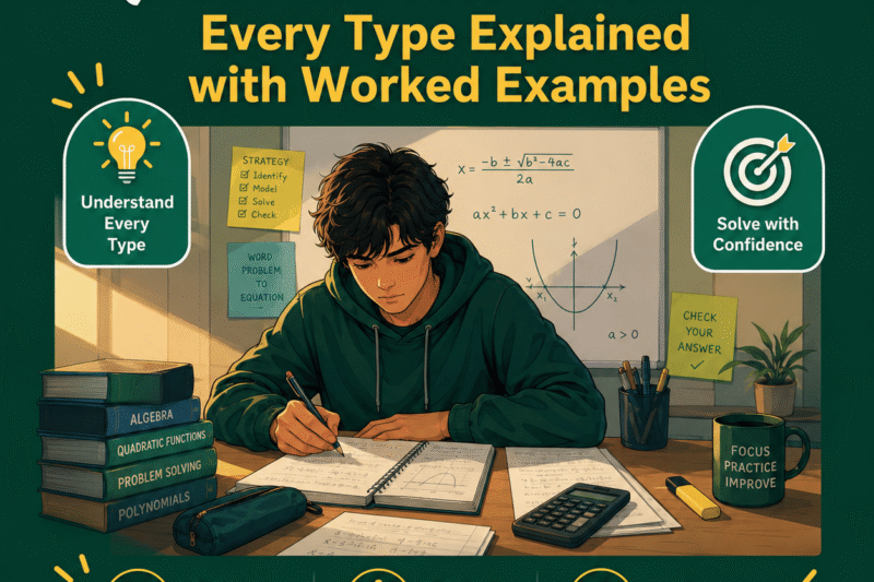 Quadratic Word Problems: Every Type Explained with Worked Examples (Grade 10 and Cayley Contest)