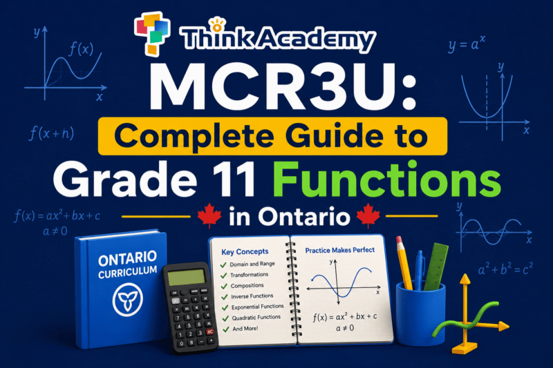 MCR3U: Complete Guide to Grade 11 Functions in Ontario