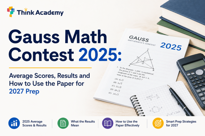 Gauss Math Contest 2025: Average Scores, Results and How to Use the Paper for 2027 Prep