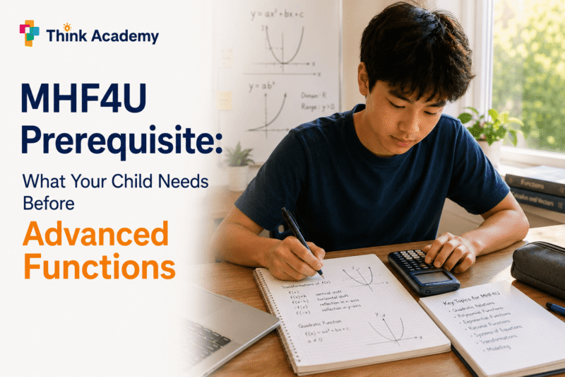 MHF4U Prerequisite: What Your Child Needs Before Taking Advanced Functions