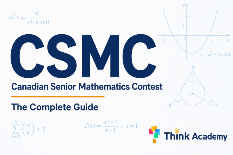Canadian Senior Mathematics Contest: The Complete Guide for Students and Parents